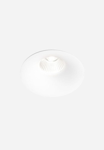 Oprawa sufitowa wpuszczana LUXO Ø100 mm biały - LED 12W 3000K 1100lm 38º 220-240V 300 mA Push IP32 - KOHL Light