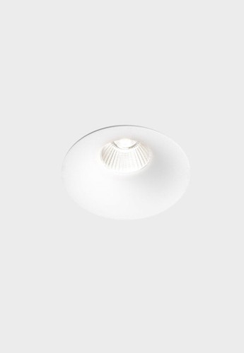 Oprawa sufitowa wpuszczana LUXO Ø85 mm biały - LED 8W 3000K 800lm 38º 220-240V 200 mA Push IP32 - KOHL Light