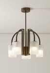 Lampa sufitowa CUSPIDE mosiądz polerowany - 5x10W E14 220-240V IP20 - MM Lampadari
