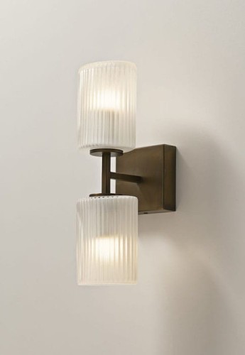 Lampa ścienna CUSPIDE A2 mosiądz polerowany - 2x10W E14 220-240V IP20 - MM Lampadari