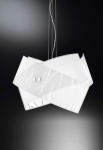Lampa wisząca wewnętrzna AGNESE S/M biały - E27 2x52W 220-240V AC 50/60Hz IP20 - GEA LUCE
