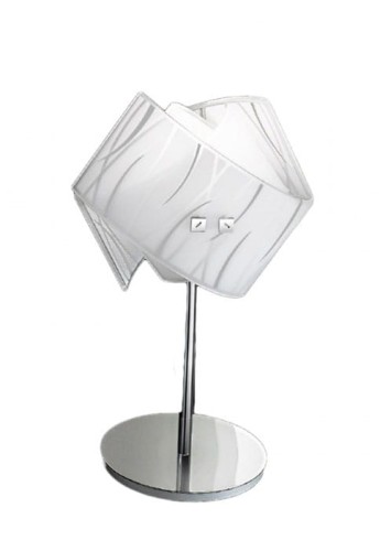 Lampa stołowa wewnętrzna AGNESE LP biały - E14 42W 220-240V AC 50/60Hz IP20 - GEA LUCE