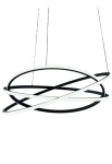 Lampa wisząca wewnętrzna ATIA SG czarny - LED 120W 3000K 9500lm 220-240V AC 50/60Hz IP20 - GEA LUCE