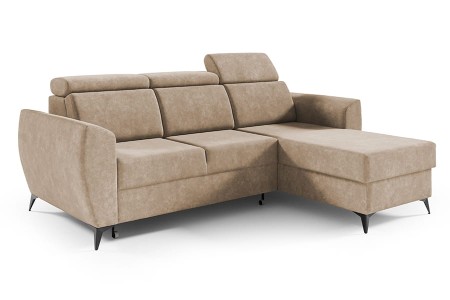 Narożnik TANGO I - uniwersalny z funkcją spania i pojemnikiem - tkanina Sally 2