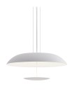 Lampa wisząca wewnętrzna BLANCO Ø60 cm matowy biały - 23,8W 3000K 2893lm 220-240V 700mA IP20 - KARMAN