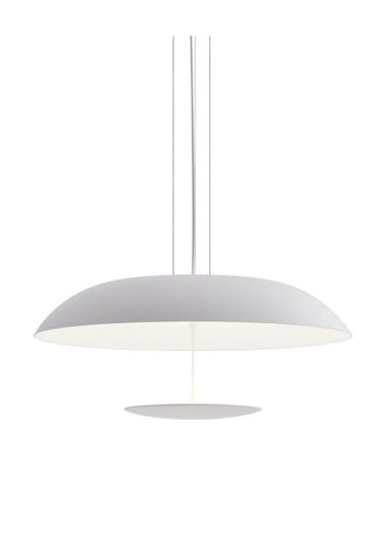Lampa wisząca wewnętrzna BLANCO Ø60 cm matowy biały - 23,8W 3000K 2893lm 220-240V 700mA IP20 - KARMAN