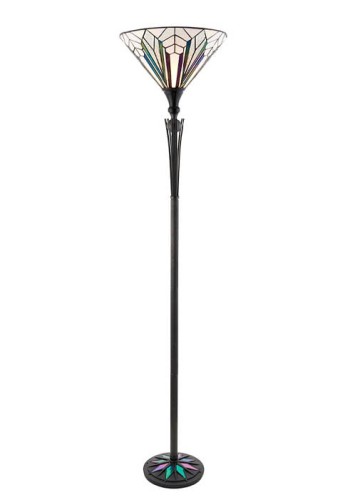 Lampa podłogowa ASTORIA UPLIGHTER - 60W E27 230V IP20 - TIFFANY