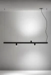 Lampa wisząca wpuszczana MORSE T-3915R black-black - LED 3x6,2W 2700K 3x725lm 350 mA 230V IP20 - ESTILUZ