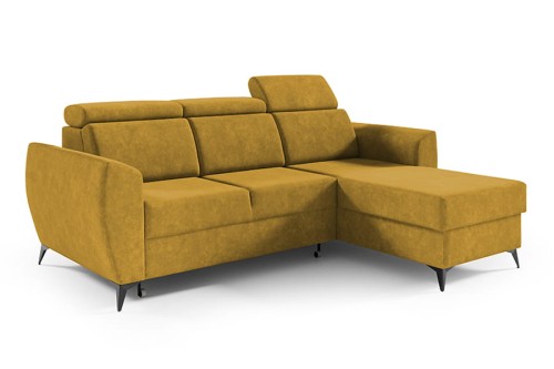 Narożnik TANGO I - uniwersalny z funkcją spania i pojemnikiem - tkanina Sally 13