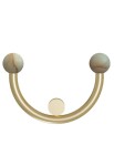 Lampa ścienna wewnętrzna RIGOBERTA DIRECT CURVET złoty-alabaster - 2xG9 220-240V IP20 - ROBIN