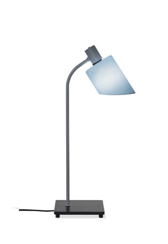 Lampa stołowa LAMPE DE BUREAU niebiesko szary - 20W E14 230V IP20 - NEMO