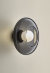 Kinkiety wewnętrzny TRIP GLASS zadymiony - E14 9W 207lm 100-240V IP20 - LEDS C4