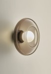 Kinkiety wewnętrzny TRIP GLASS bursztynowy - E14 9W 207lm 100-240V IP20 - LEDS C4