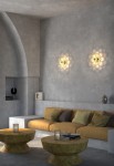 Lampa ścienna wewnętrzna NENUFAR A-216 gold - E27 LED 4W 380lm 3000K IP20 - PUJOL