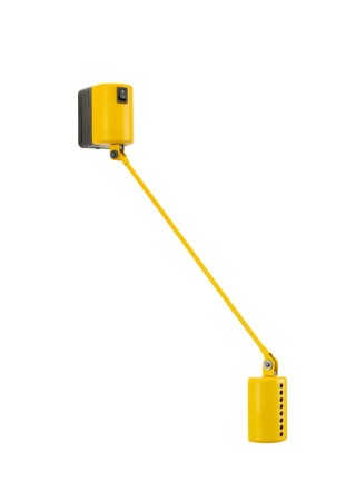 Lampa ścienna DAPHINE 35 Matt yellow - LED 5W 2700K 410lm 220-240V AC IP20 - LUMINA