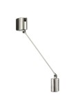 Lampa ścienna DAPHINE 35 Brushed nickel - LED 5W 2700K 410lm 220-240V AC IP20 - LUMINA