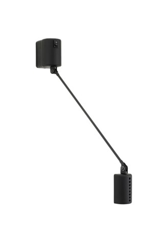 Lampa ścienna DAPHINE 35 Black Soft-Touch - LED 5W 2700K 410lm 220-240V AC IP20 - LUMINA