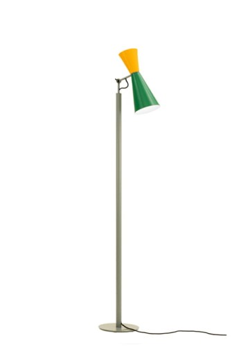 Lampa podłogowa PARLIAMENT zielono-żółty - 2x52W 230V IP20 - NEMO