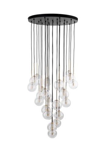 Lampa wisząca NILOS BLACK GOLD 26 - G9 26x8W 230V-50Hz IP20
