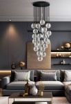 Lampa wisząca NILOS BLACK GOLD 26 - G9 26x8W 230V-50Hz IP20