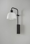 Lampa ścienna DREP A/04 opal biały - 3W LED 2700K 223lm IP20 - BOVER