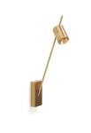 Lampa ścienna z sterownikiem AUDE L mosiądz - LED 4,32W 2700K 487lm 23°-40° 110-230V 500mA DALI IP50 - Trizo21