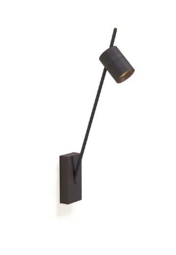 Lampa ścienna z sterownikiem AUDE L brąz metaliczny - LED 4,32W 2700K 487lm 23°-40° 110-230V 500mA DALI IP50 - Trizo21