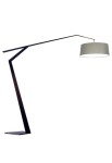 Lampa podłogowa GRUS czarny-szałwia - 3xE27 220-240V IP20 - LUMEN CENTER