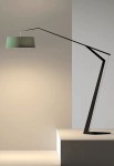 Lampa podłogowa GRUS czarny-szałwia - 3xE27 220-240V IP20 - LUMEN CENTER