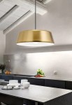 Lampa wisząca wewnętrzna BLANCA SP mosiężny - E27 60W 220-240V AC 50/60Hz IP20 - GEA LUCE