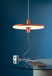 Lampa wisząca AVRO Ø60 pomarańczowy polerowany - 36W LED 5000lm 2700K 230V IP20 - MARTINELLI LUCE