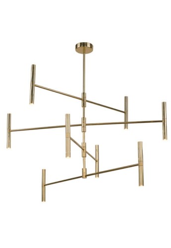 Lampa wisząca LIVI 16 mosiądz polerowany - 16x2.5W G9 220-230V IP20