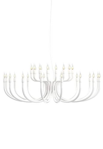 Lampa wisząca wewnętrzna SNOOB biały - E14 Led max. 32x42W 230V IP20 - KARMAN