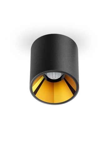 Oprawa oświetleniowa sufitowa natynkowa SHOT LIGHT S SURFACE FLOOD 2700K NTMG black-gold - ARKOSLIGHT
