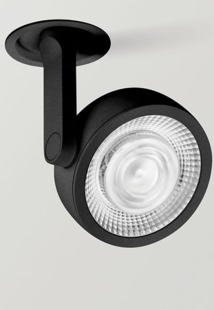 Oprawa oświetleniowa wewnętrzna sufitowa wpuszczana SIX L RECESSED 1 17º 3000K NT black - ARKOSLIGHT 