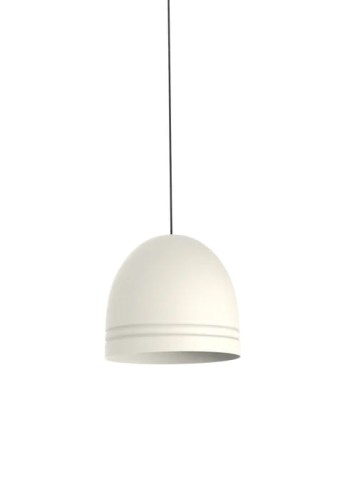 Lampa wisząca RONDA matowy biały - E27 220-240V IP44 - ROBIN