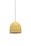 Lampa wisząca RONDA piaskowy żółty - E27 220-240V IP44 - ROBIN