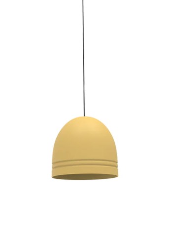 Lampa wisząca RONDA piaskowy żółty - E27 220-240V IP44 - ROBIN