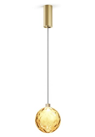 Lampa wisząca wewnętrzna MURANÉ Ø15 champagne-bronze glass - LED 4W 2700K Ra>90 167lm 220-240V AC ON-OFF IP20 - PANZERI