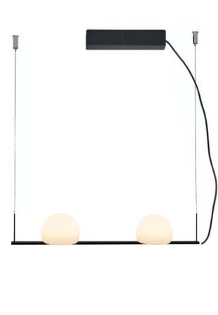 Lampa wisząca wewnętrzna CIRC T-3715S black - LED 2x6,2 W 2700K 1450lm Kąt 120° >90 CRI 350 mA 230V IP20 - ESTILUZ