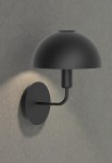 Lampa ścienna wewnętrzna AMEDEO czarna - E14 Max 42W IP20 - ZAVA
