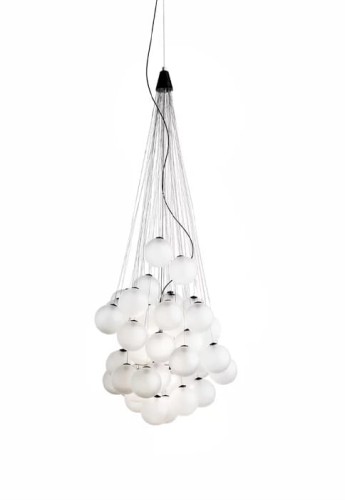 Lampa sufitowa wewnętrzna STOCHASTIC 48 opal biały - LED 18W 2700K 1680lm 220-240 V ~ 50/60 Hz IP20 - LUCEPLAN