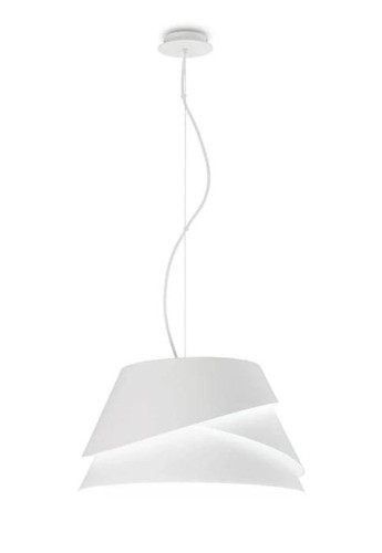 Lampa wisząca ALBORAN Ø52 biała - E27 3x40W LED 220-240V IP20 - MANTRA