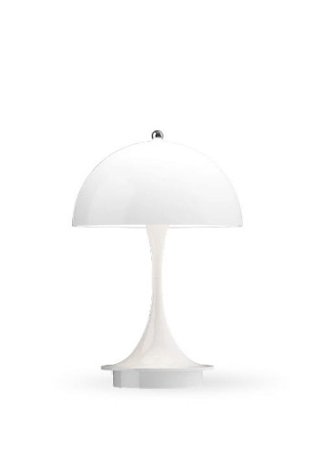 Lampa stołowa przenośna PANTHELLE V3 160 biały opal - LED 2.5W 2700K IP44 - LOUIS POULSEN
