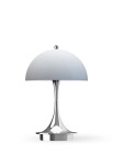 Lampa stołowa przenośna PANTHELLE V3 160 chrom opal-niebiesko-szary - LED 2.5W 2700K IP44 - LOUIS POULSEN
