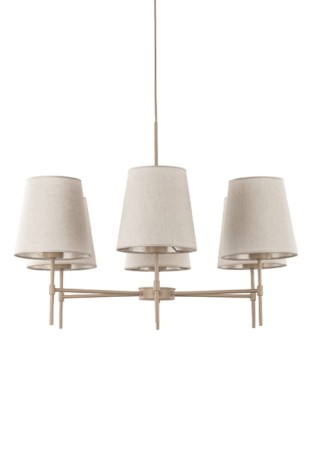 Lampa wisząca ELIZABETH SABIA beżowa - E27 max 15W LED 230V-50Hz IP20