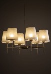 Lampa wisząca ELIZABETH SABIA beżowa - E27 max 15W LED 230V-50Hz IP20
