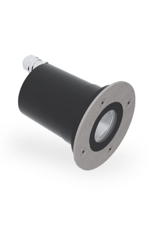 Oprawa wpuszczana gruntowa zewnętrzna PISO DOB LED PV EN - LED 7W 3000K 590lm 230V AC 50 Hz Optyka 12° IP67 ON-OFF Ø110x133 Stal nierdzewna - EXPORLUX 