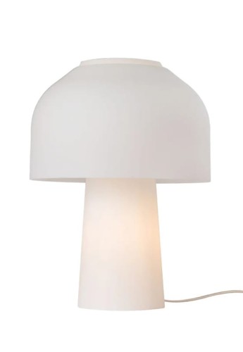 Lampa stołowa wewnętrzna LILLY matowe białe szkło - E27 2x max 18W LED 220-240V IP20 - KARMAN