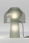 Lampa stołowa wewnętrzna LILLY szkło dymione - E27 2x max 18W LED 220-240V IP20 - KARMAN